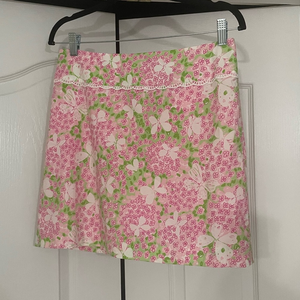 Lilly Pulitzer Butterfly Skirt - size 6